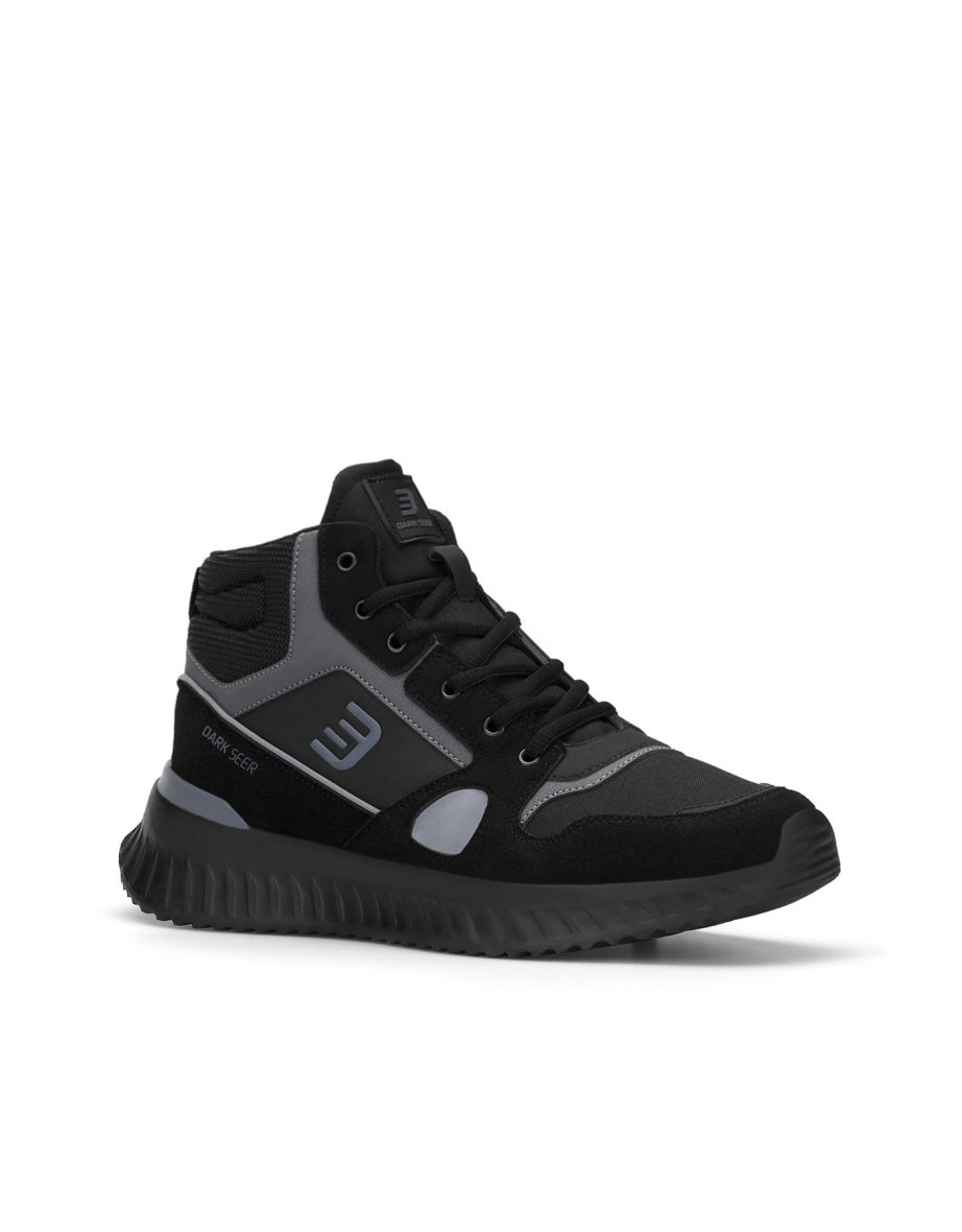 Black Men's Black Sneakers