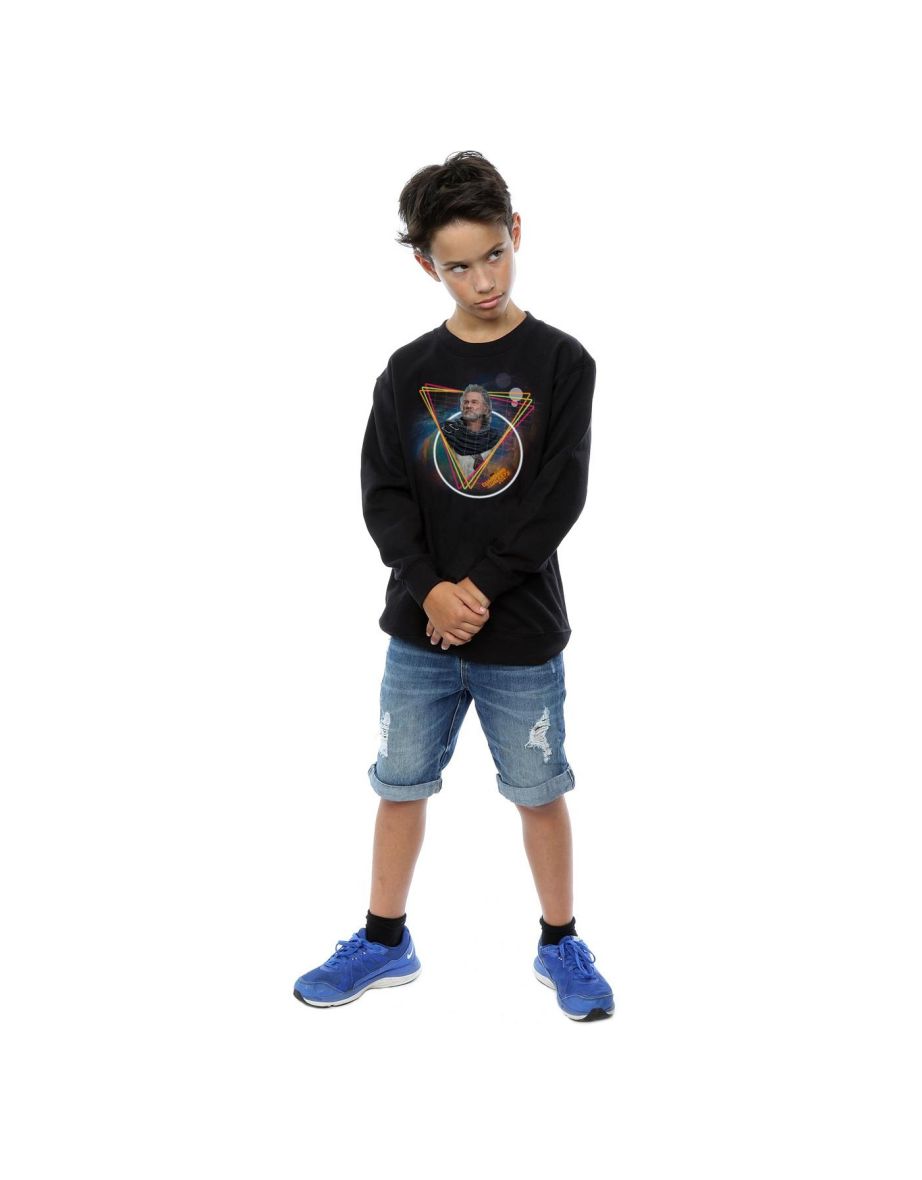 Marvel Boys Guardians Of The Galaxy Neon Ego Sweatshirt - Black - 3