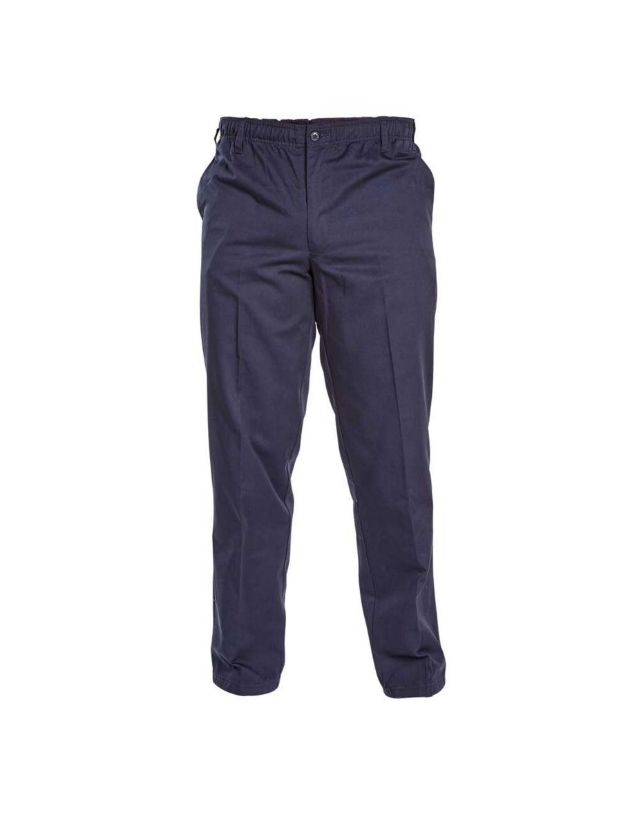 Duke Mens Kingsize Basilio D555 Full Elastic Waist Rugby Trousers - Navy - 2