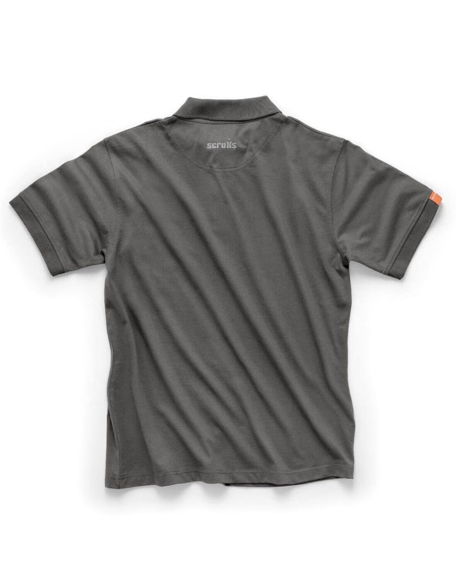 Scruffs Mens Polo Shirt - Graphite - 1