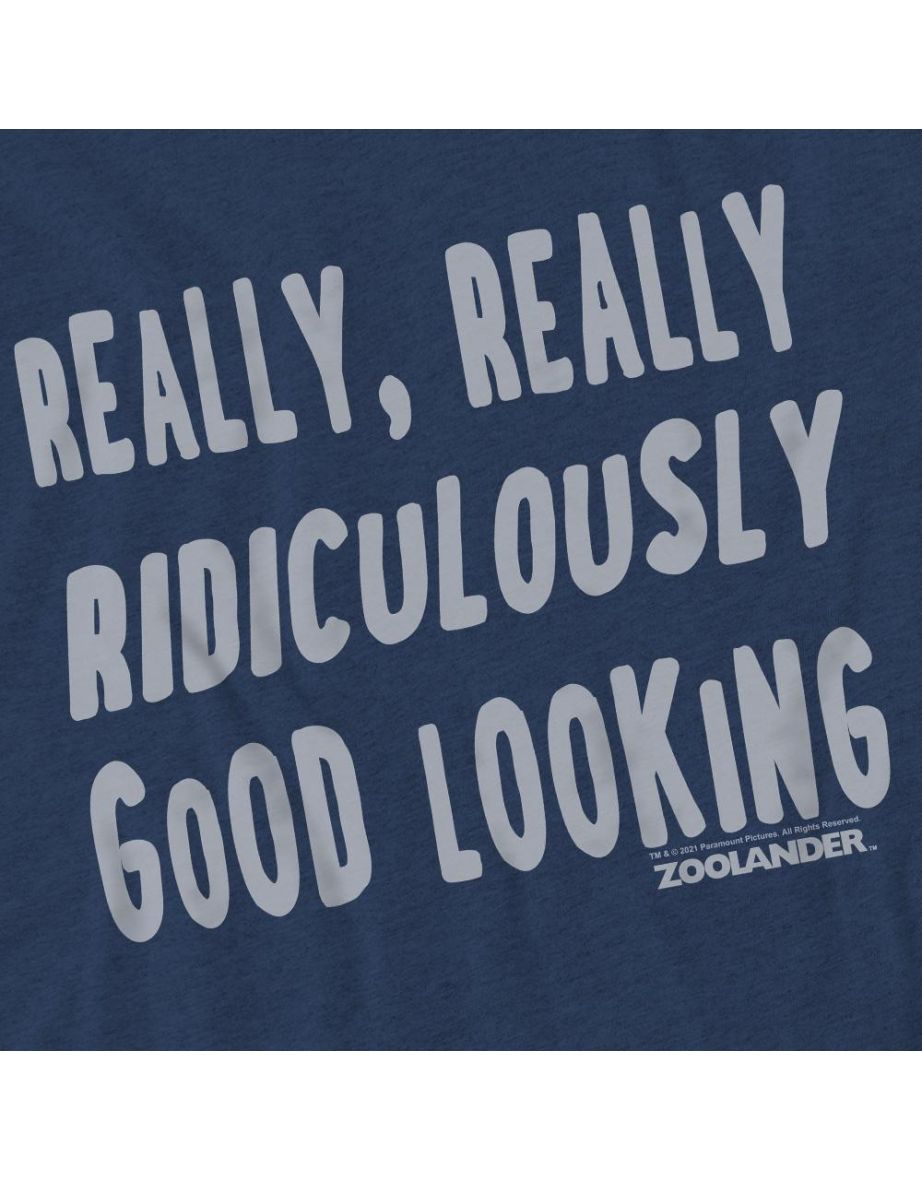Zoolander Unisex Adult Derek Zoolander T-Shirt - Navy - 3
