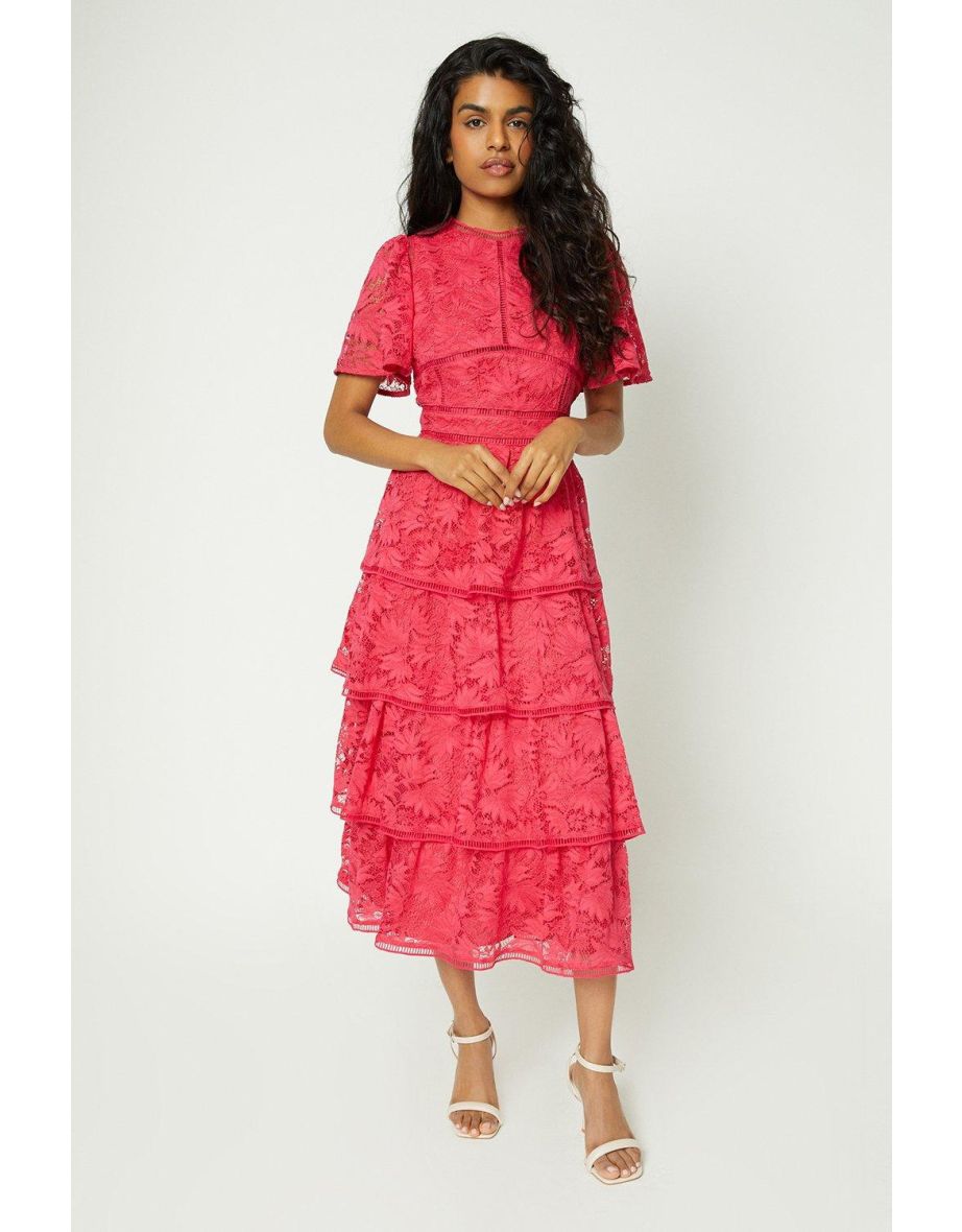 Coast red sale lace dress