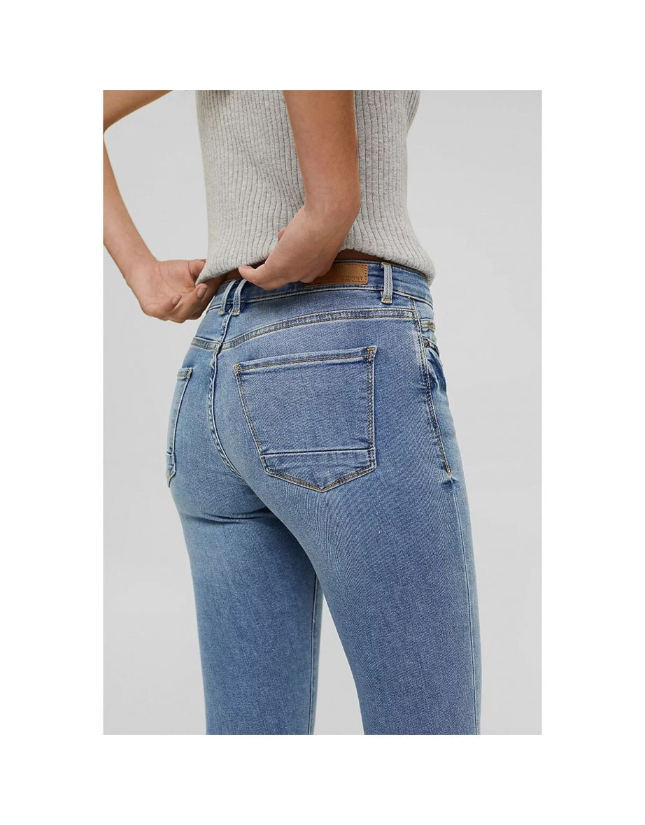Organic Cotton Mix Skinny Jeans in Mid Rise - 8