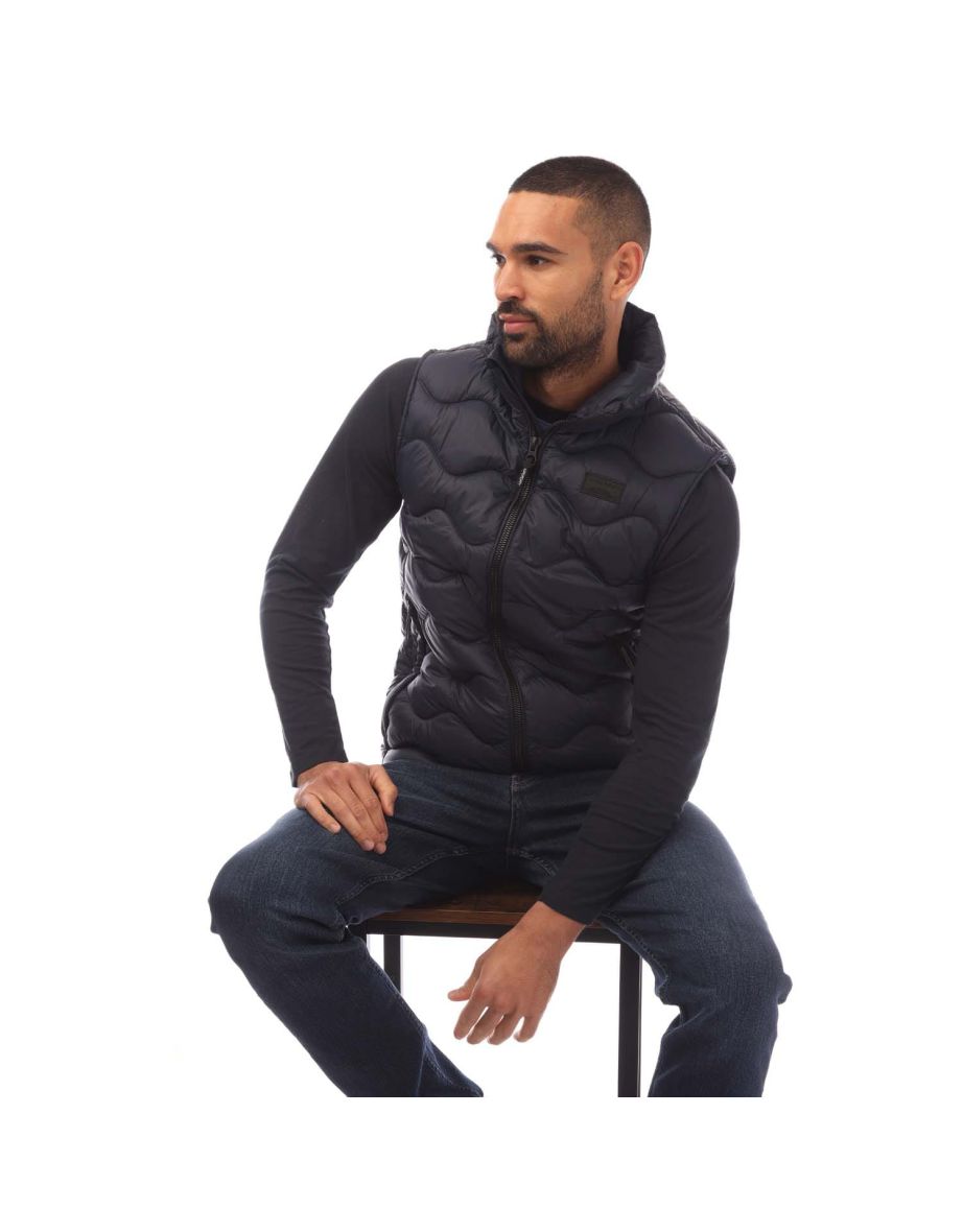 Men's Superdry Studios XPD Gilet in Blue - 3