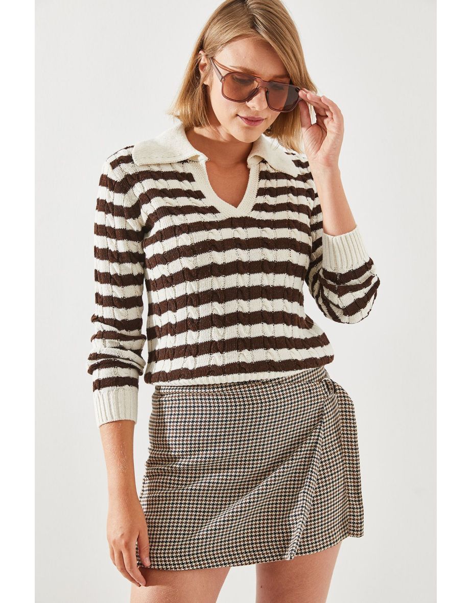 Hair Polo Neck Sweater