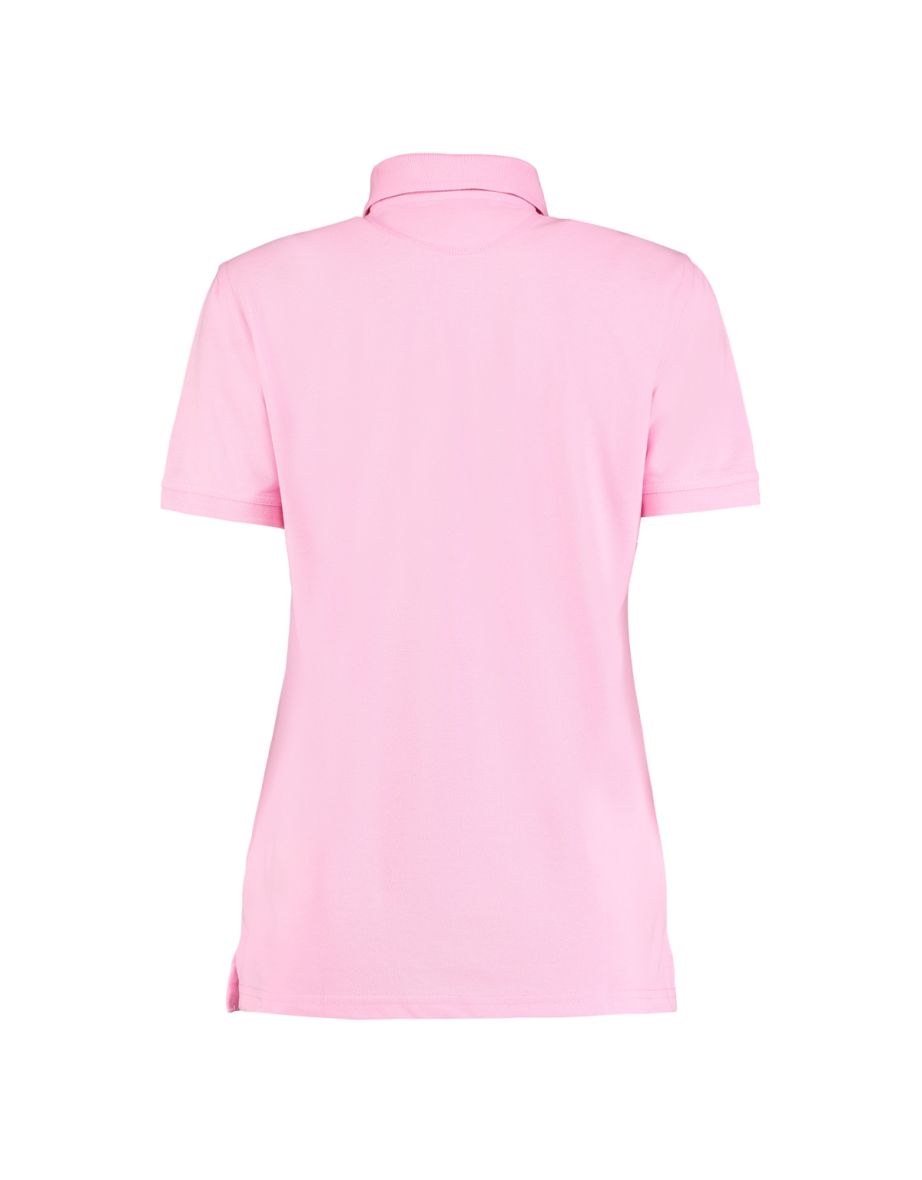 Kustom Kit Ladies Klassic Superwash Short Sleeve Polo Shirt - Pink - 1
