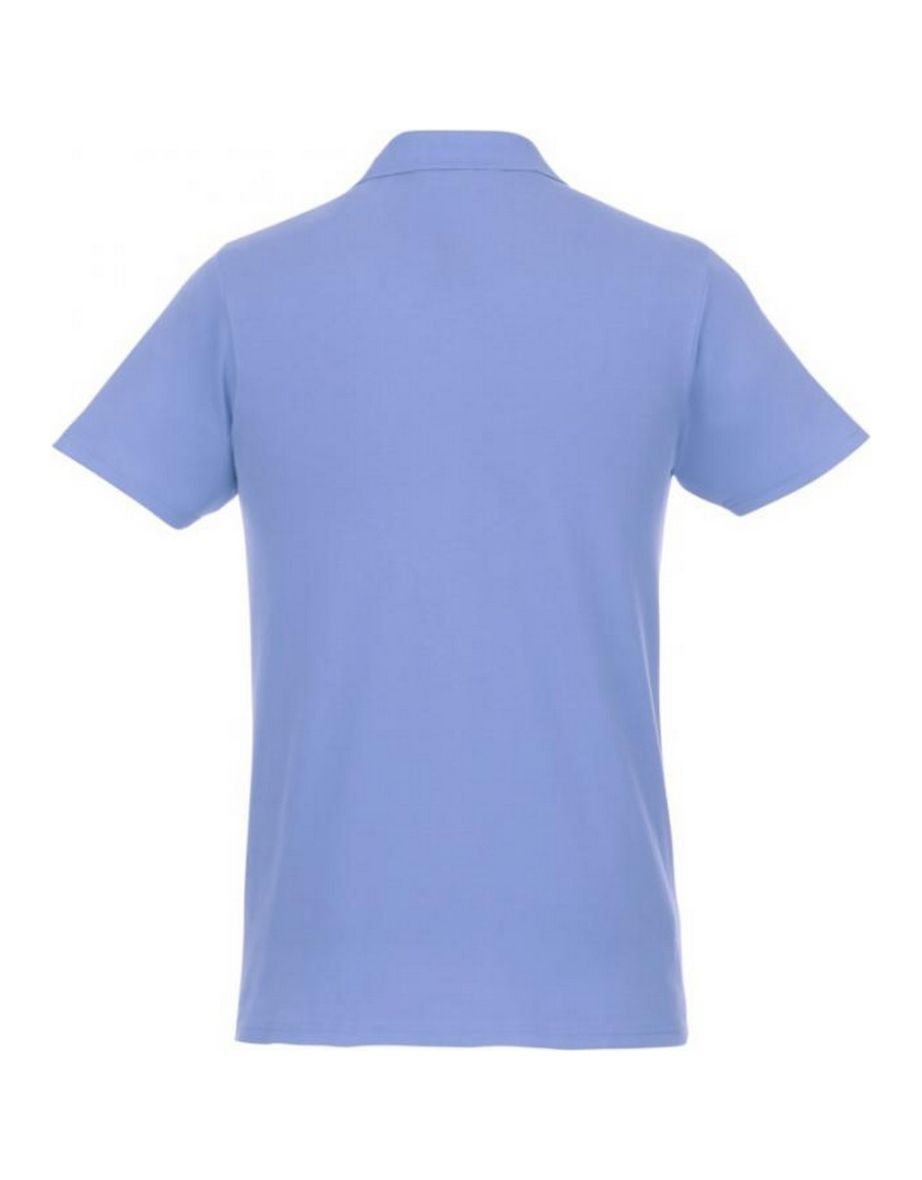 Elevate Mens Helios Short Sleeve Polo Shirt - Light Blue - 1