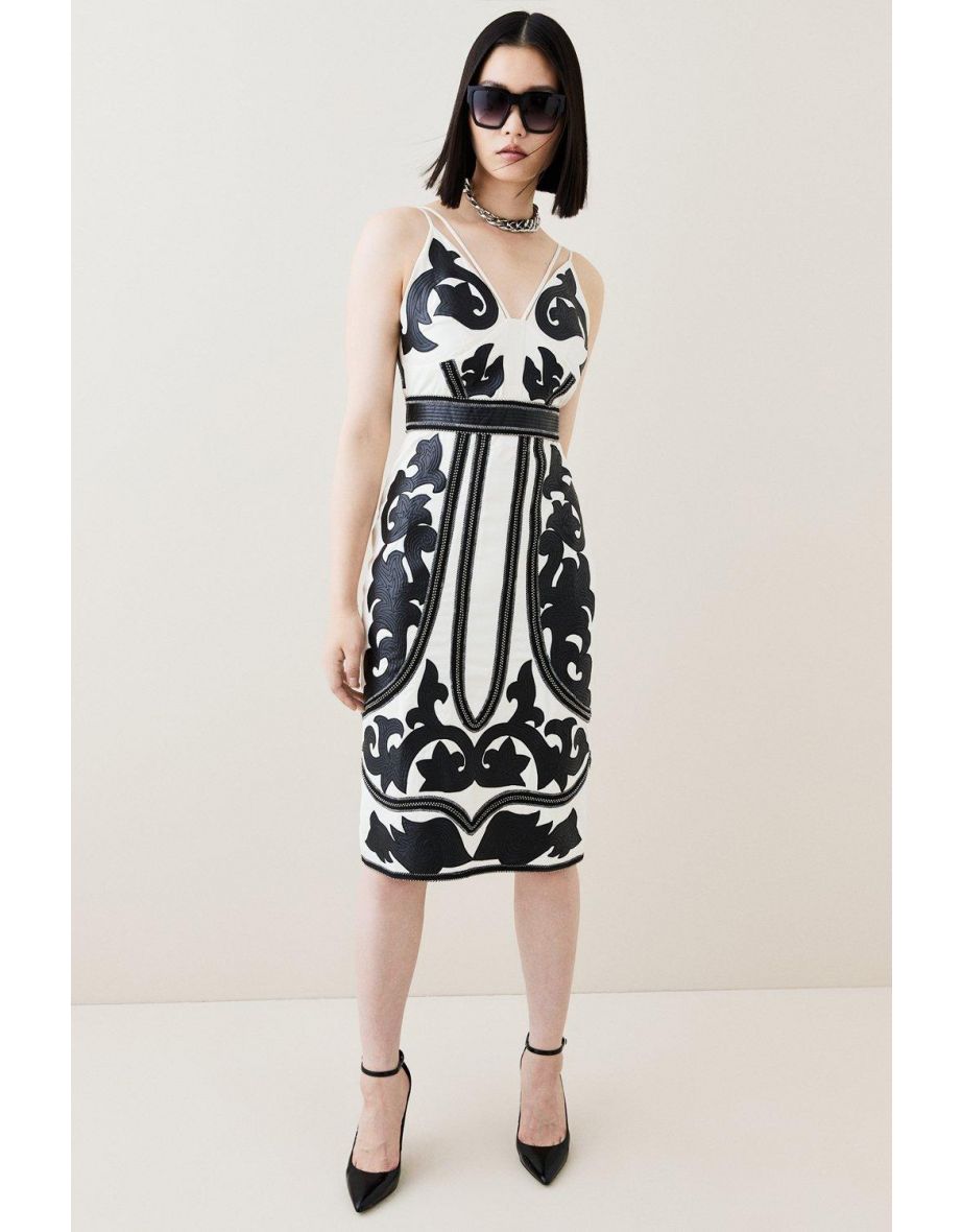 Karen millen sale strappy pencil dress