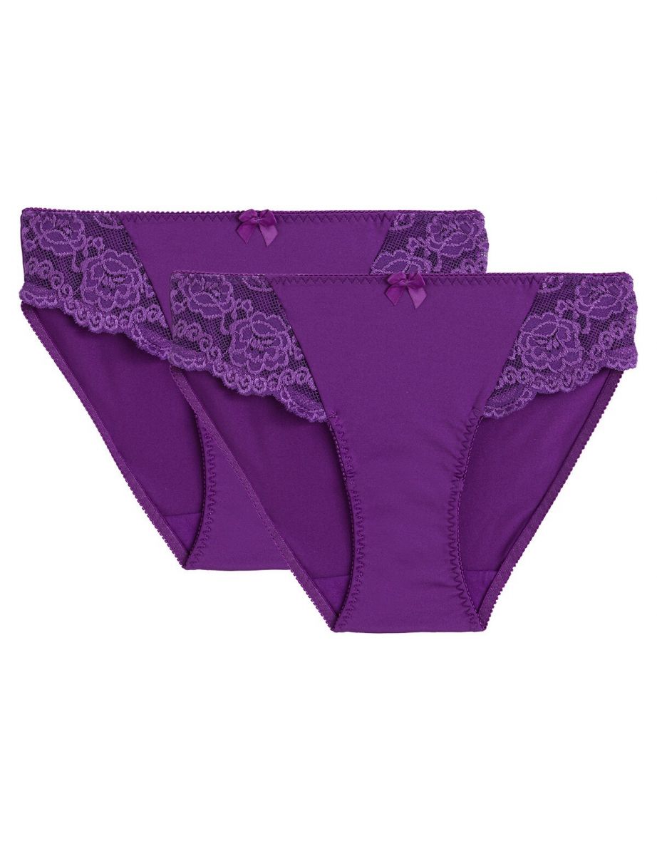 Pack of 2 Knickers in Lace