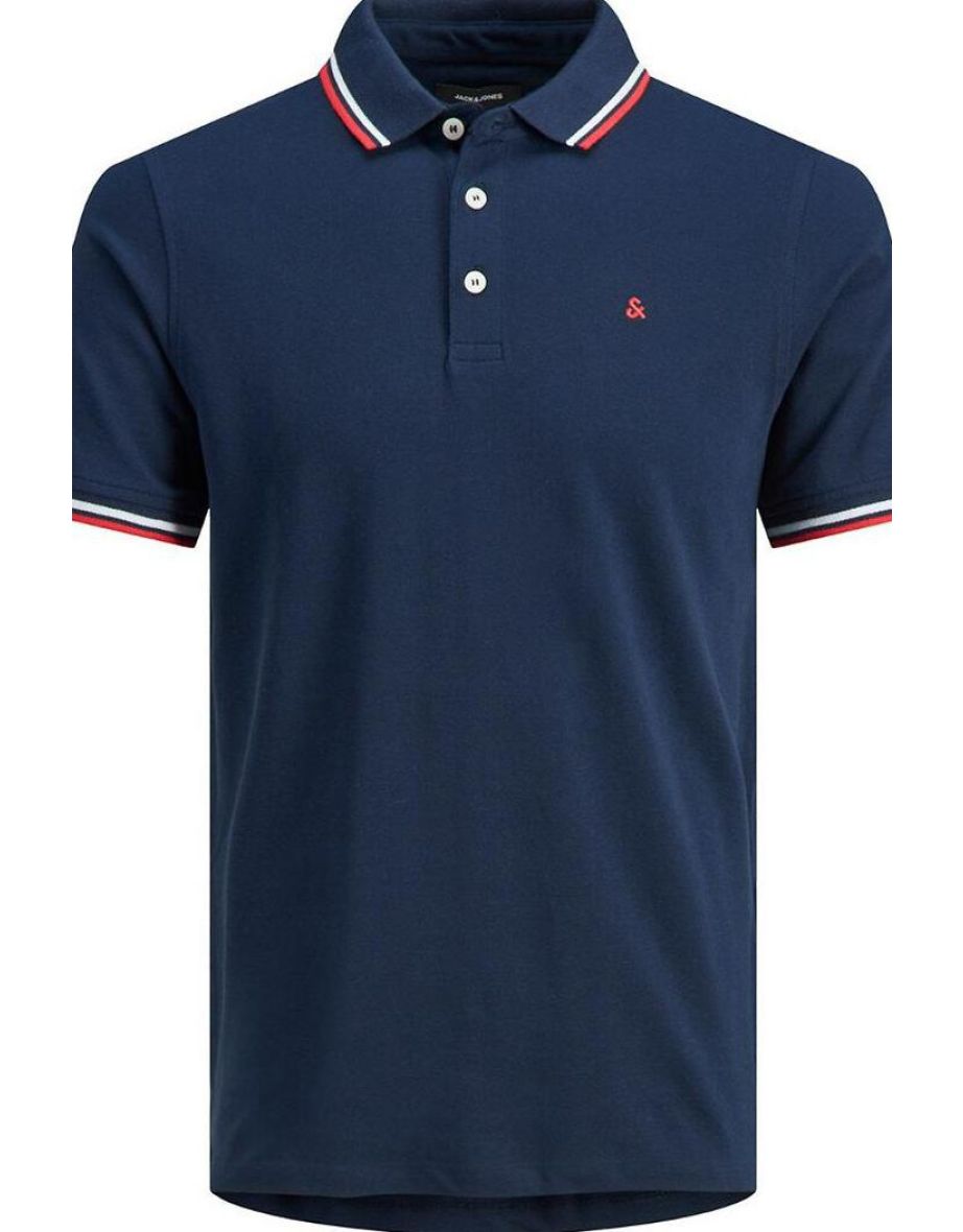 Cotton Pique Polo Shirt with Short Sleeves
