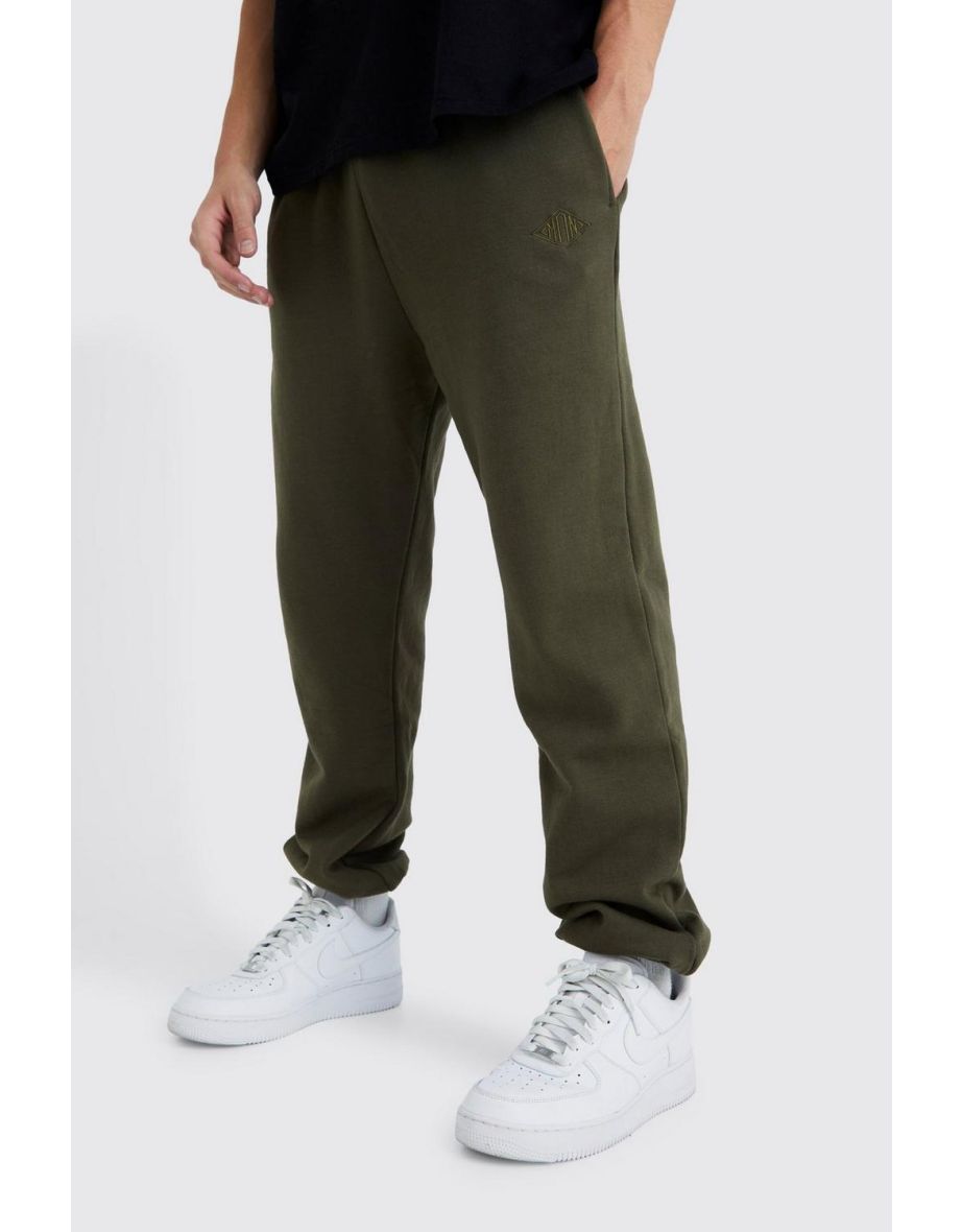 Man Diamond Regular Joggers - khaki