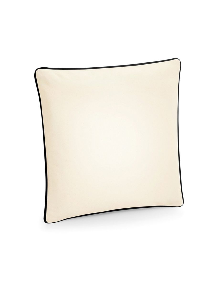 Westford Mill Cotton Piped Cushion Cover - Natural/French Navy