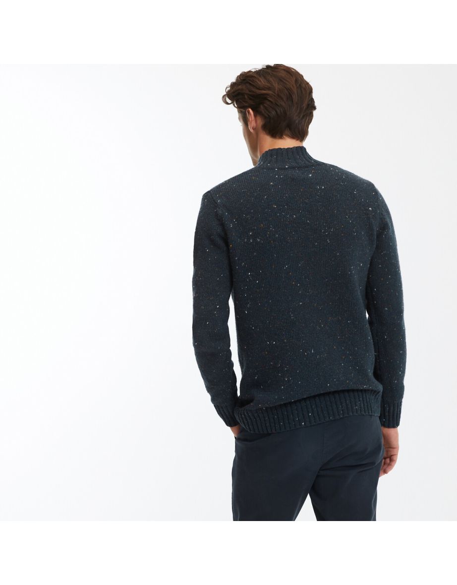 Recycled Chunky Knit Jumper/Sweater with High Neck - 3