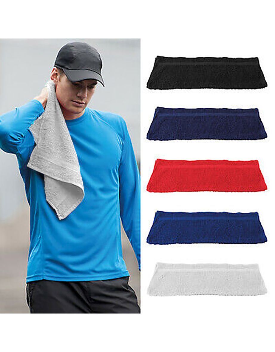 Towel City Luxury Range 550 GSM - Gym Towel (40 X 60 CM) - White - 1