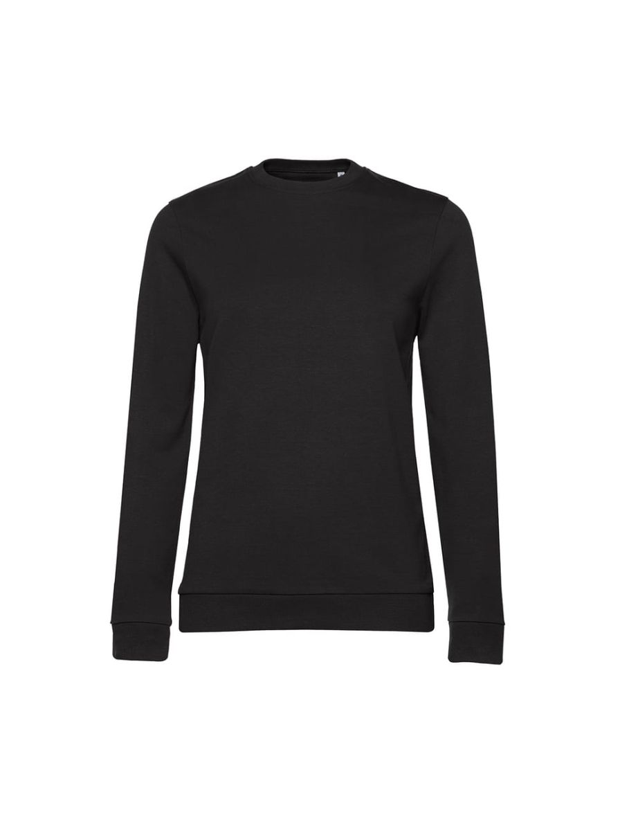 B&C Womens/Ladies Set-in Sweatshirt - Black