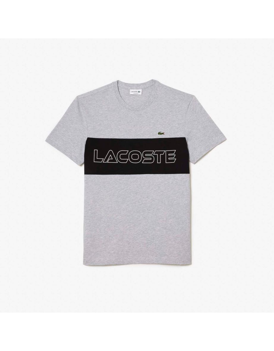 Men's Lacoste Regular-Fit Colour Block Print T-Shirt in other