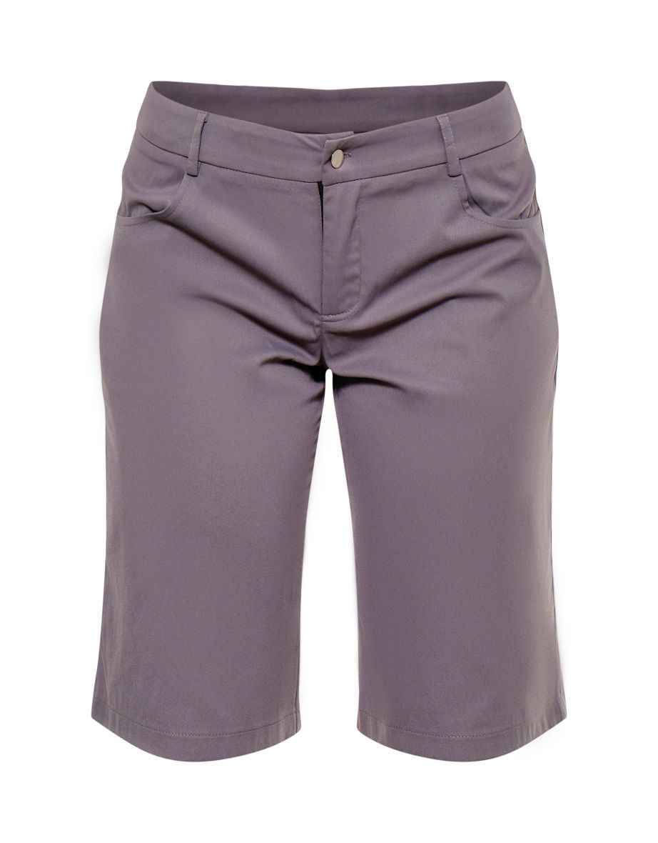 Charcoal Double Waistband Tailored Oversized Shorts - 5