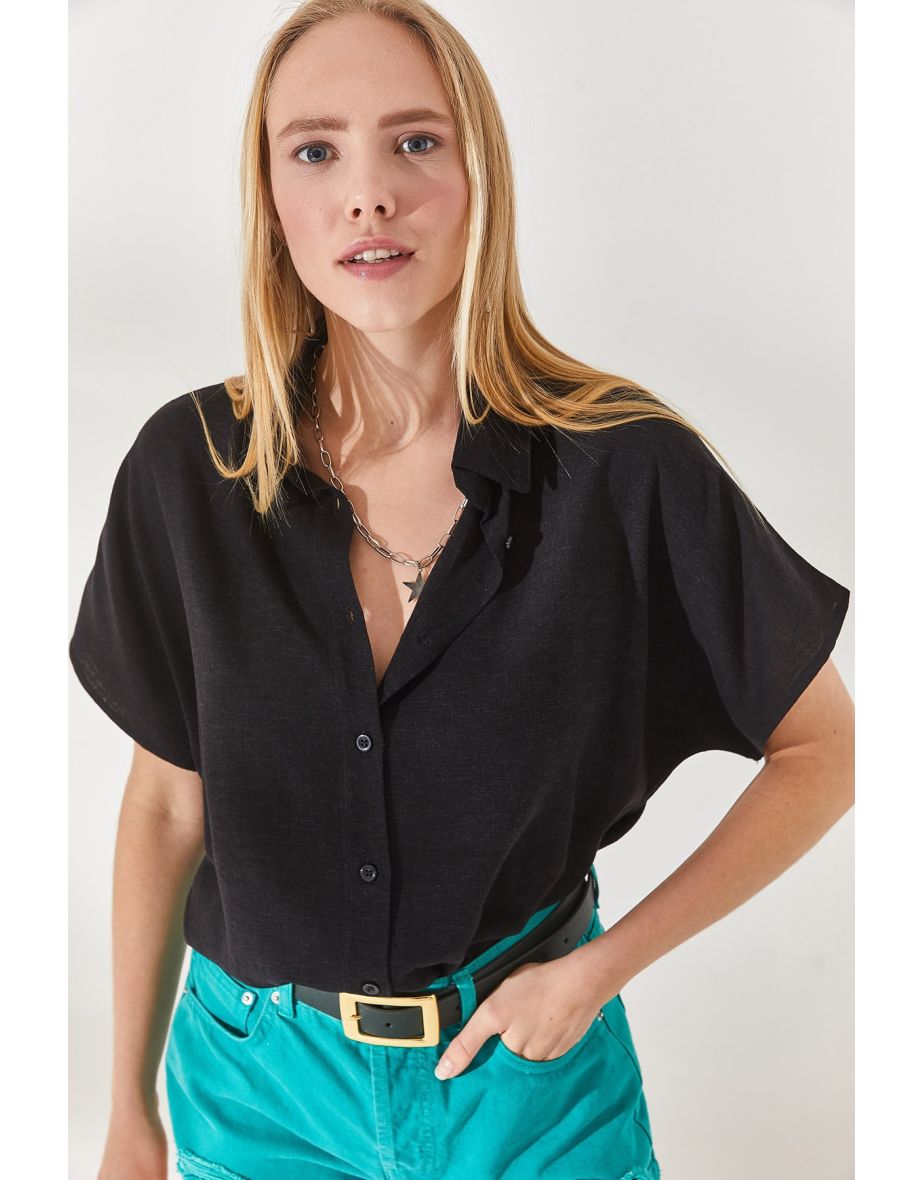 Shirt - Black - Oversize