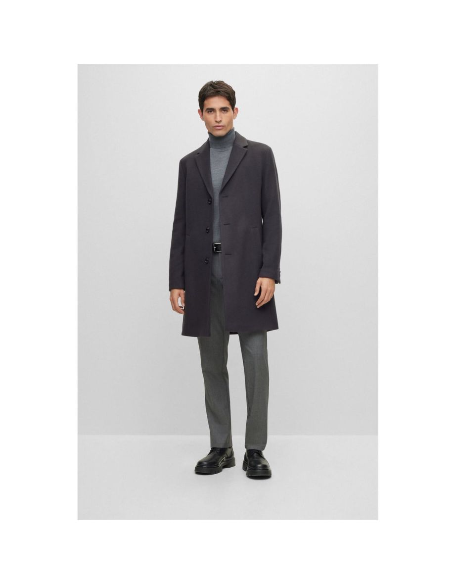 Men's Boss H-Hyde Coat in Blue