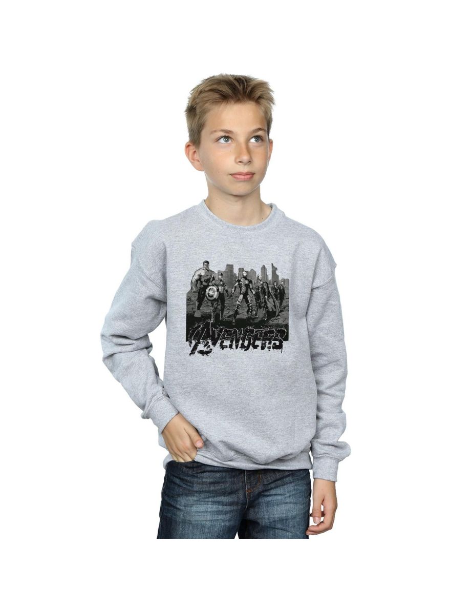 Boys avengers sweatshirt best sale