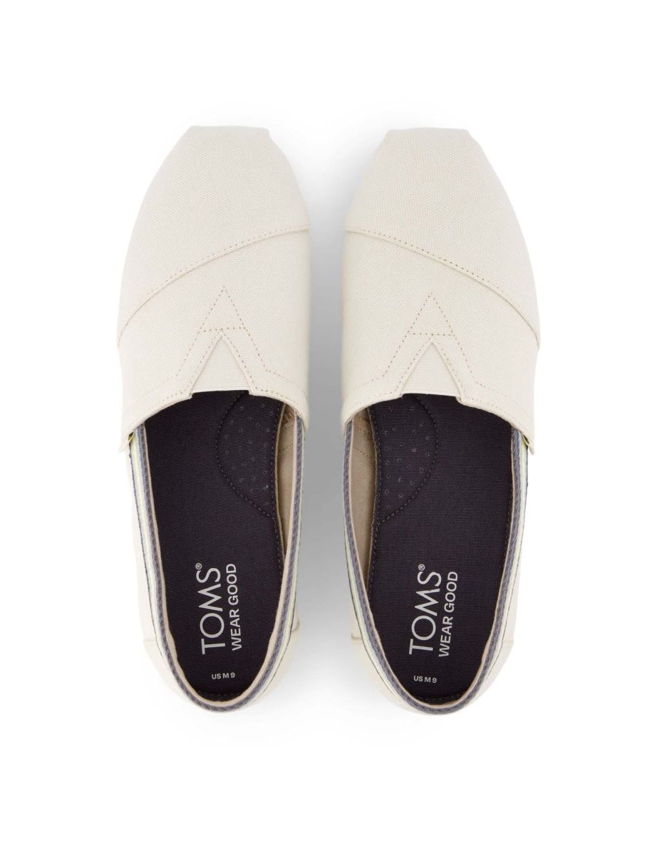 Men's Toms Alpargata Classic in Cream - 5
