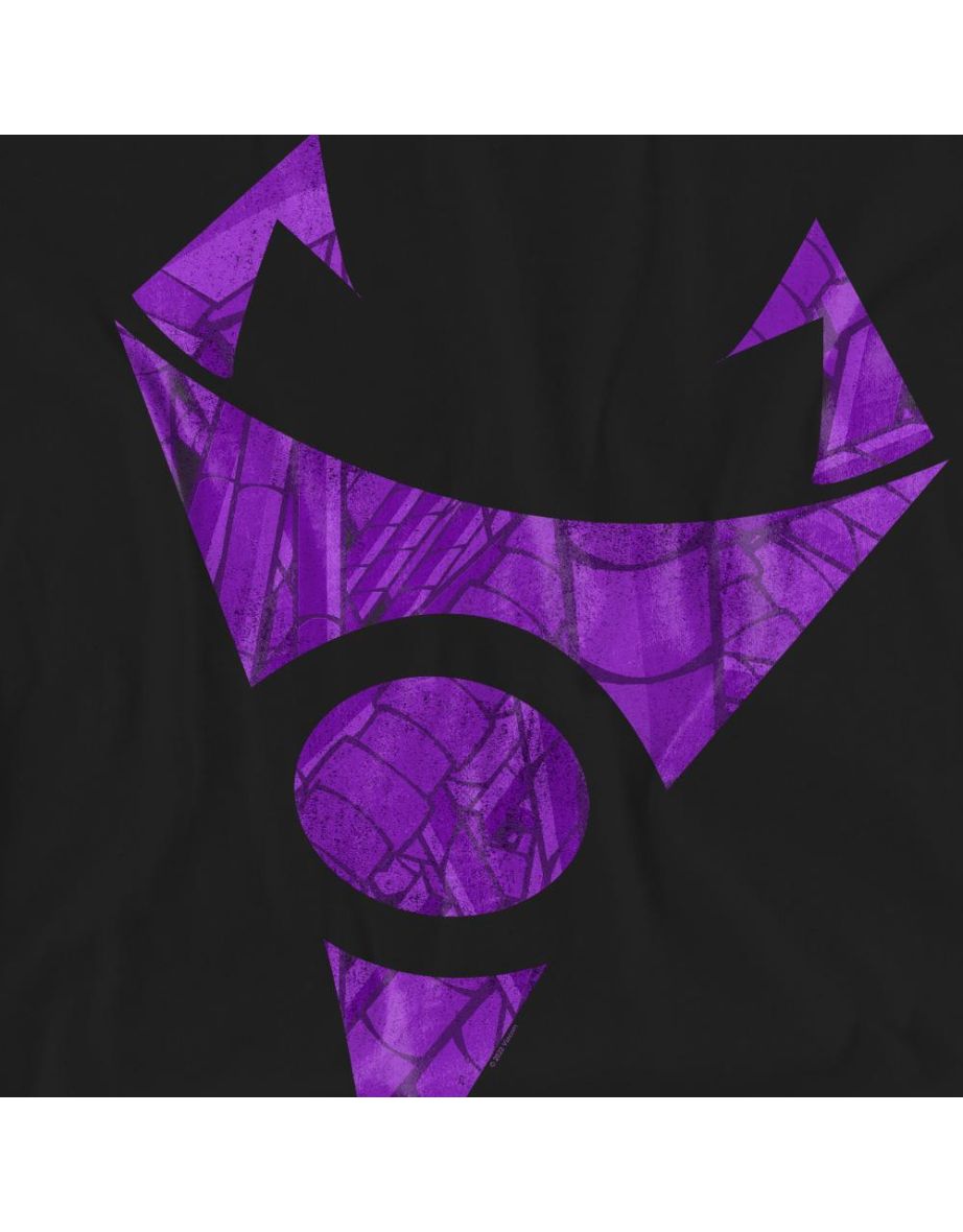 Invader Zim Unisex Adult Irken Tubed Logo T-Shirt - Black - 3