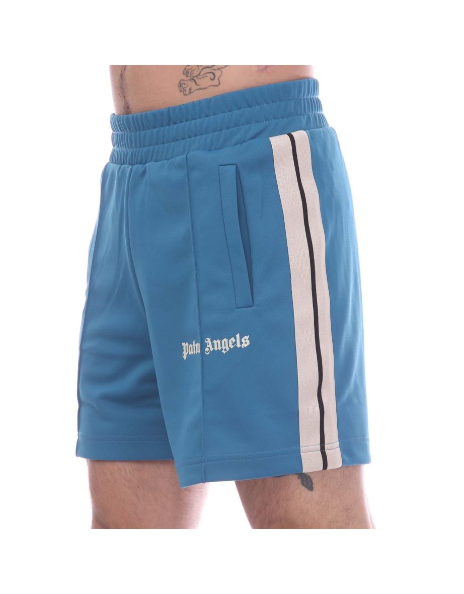 Men's Palm Angels Track Shorts in Blue