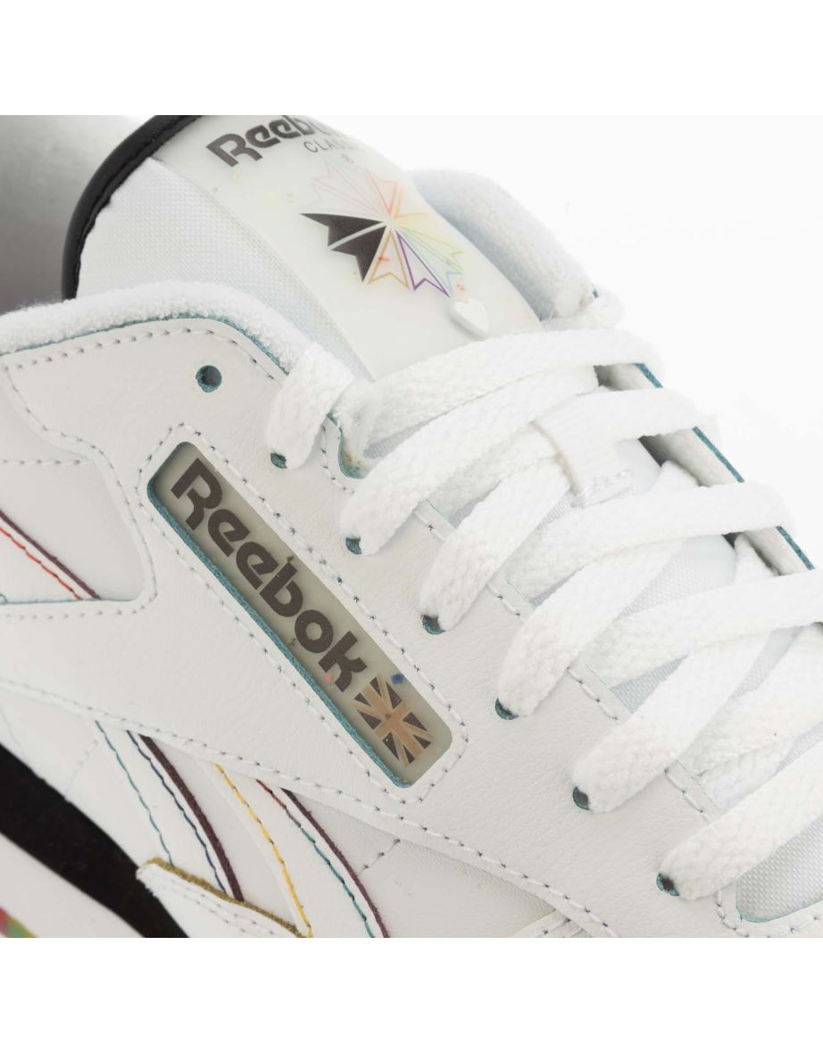 Men's Reebok Classic Leather Shoes in White - 4