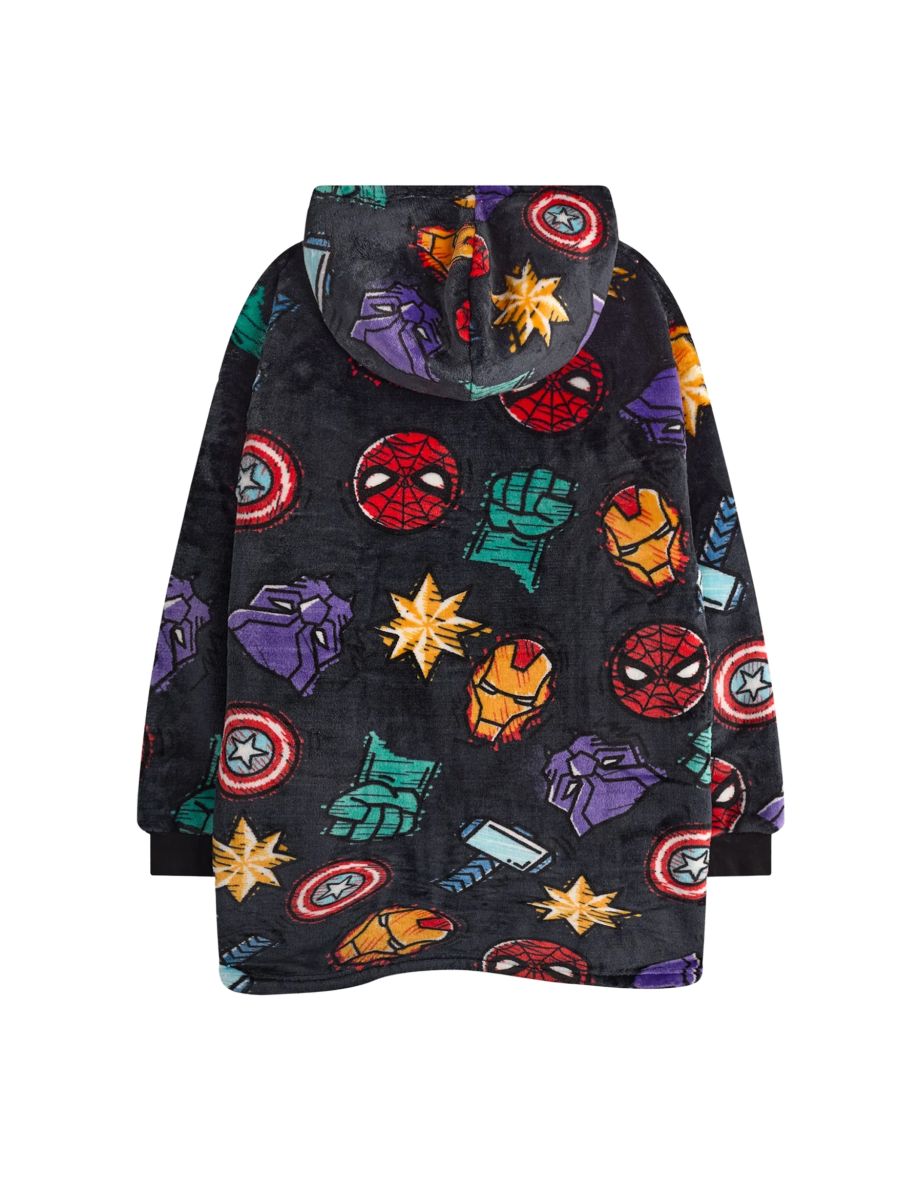 Marvel Boys Icons Blanket Hoodie - Multicoloured - 1