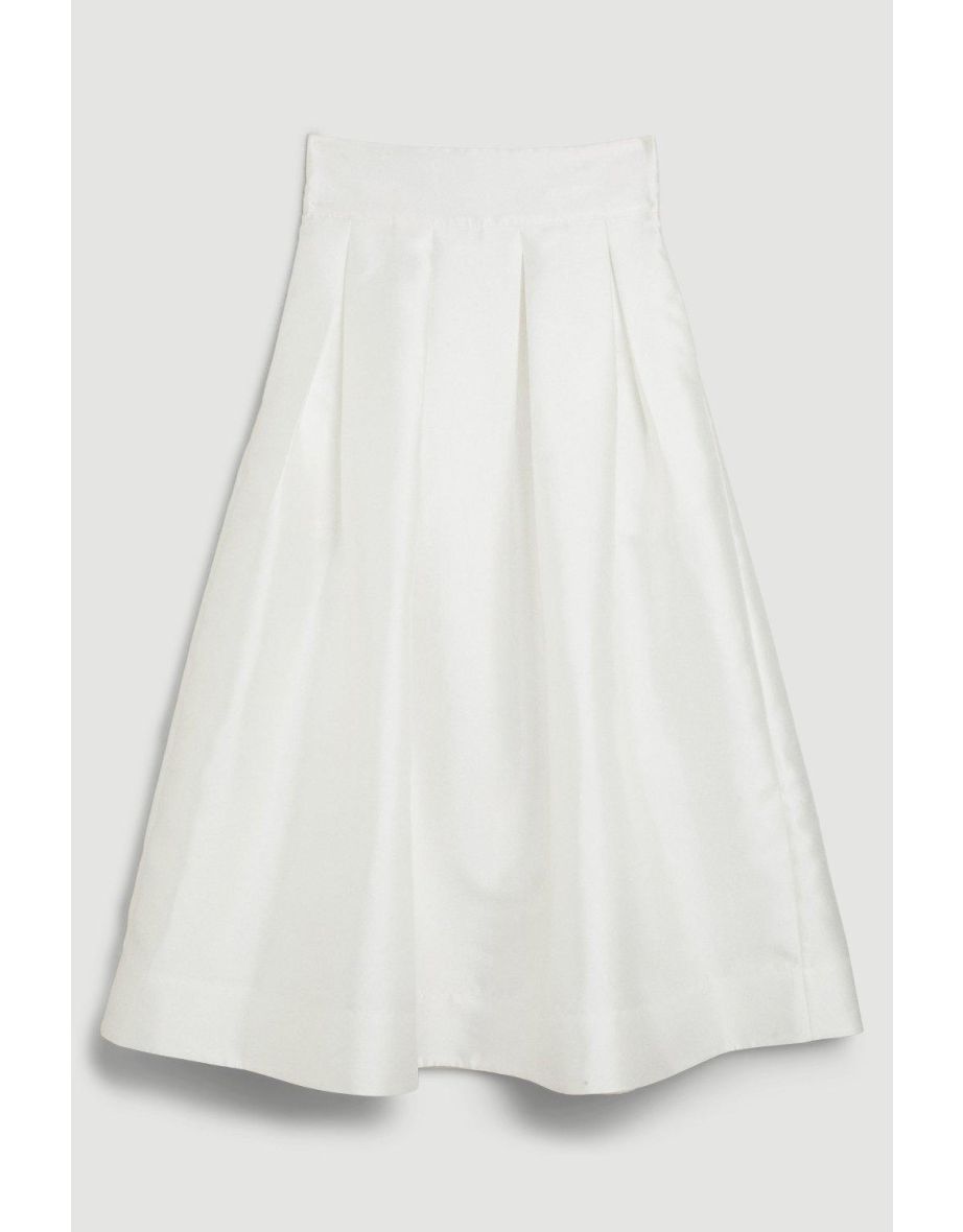 Twill Prom Maxi Skirt - 3