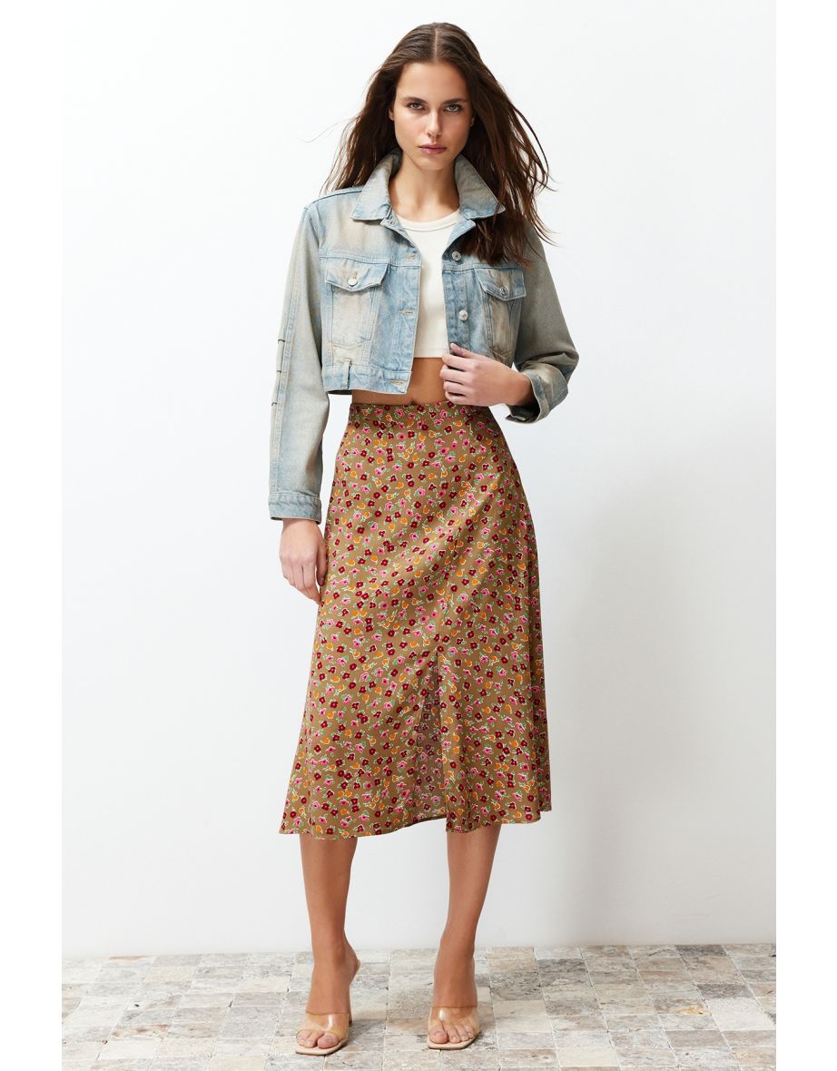 Blue Pale Effect Vintage Oversize Crop Denim Jacket - 13