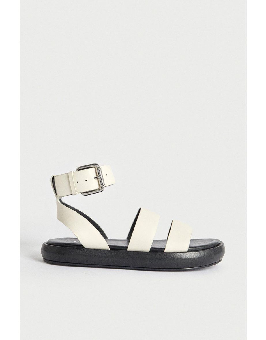 Real Leather Chunky Gladiator Sandal