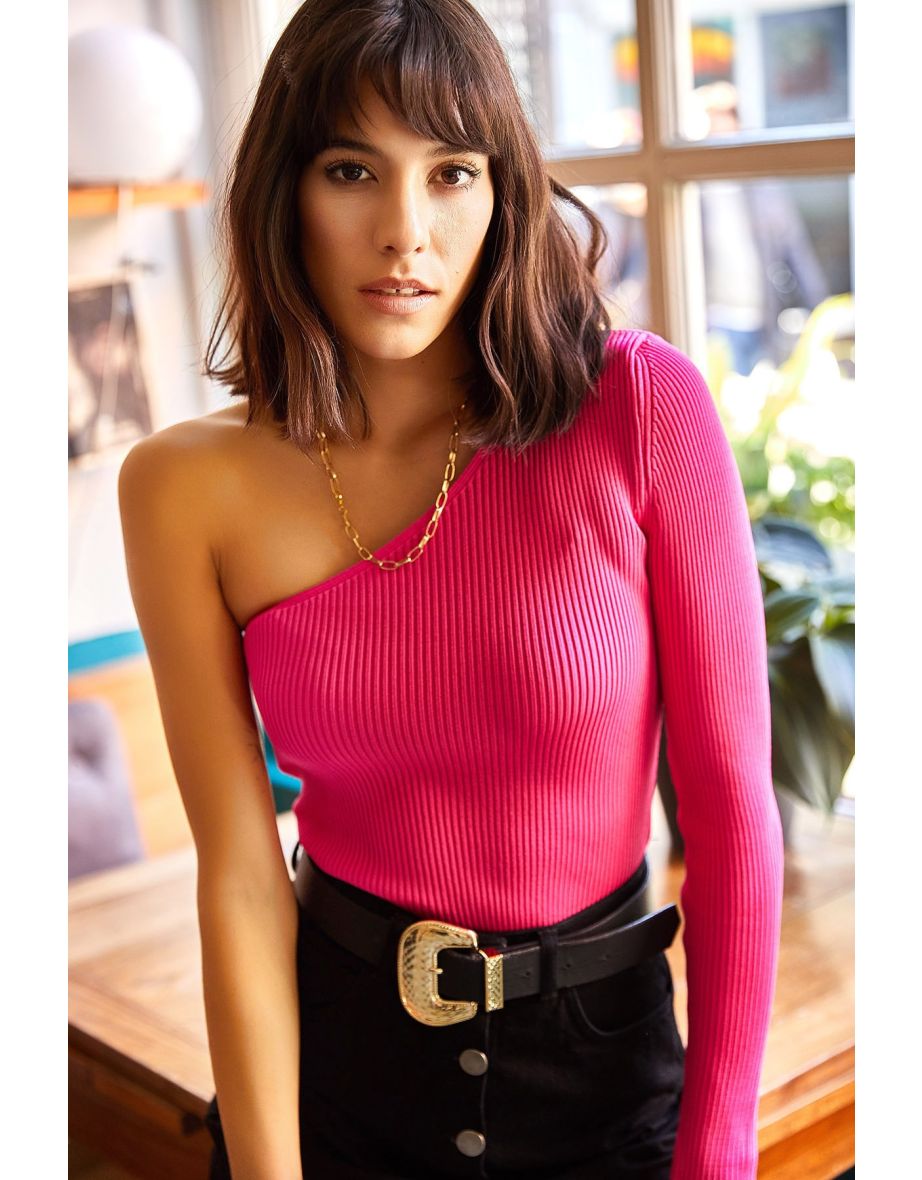 Blouse - Pink - Fitted