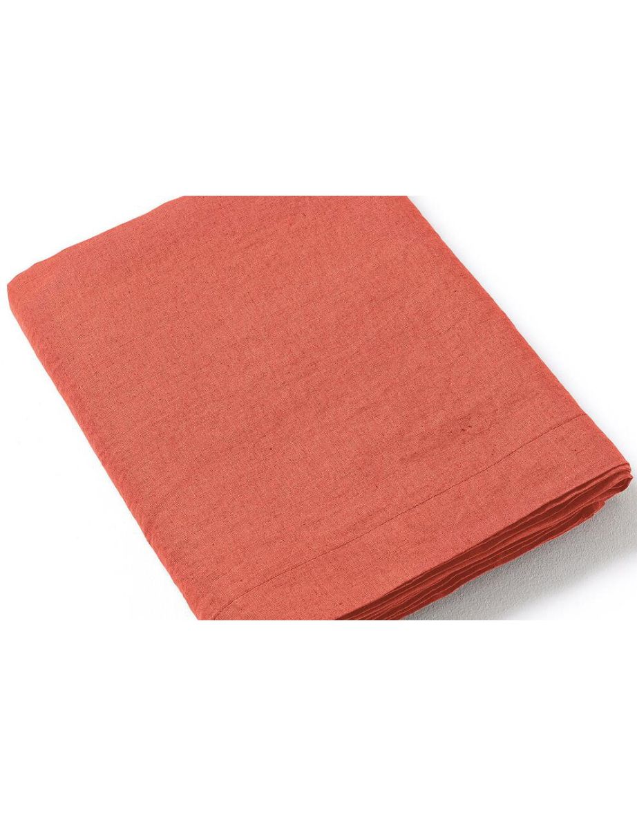 Elina Washed Linen Flat Sheet