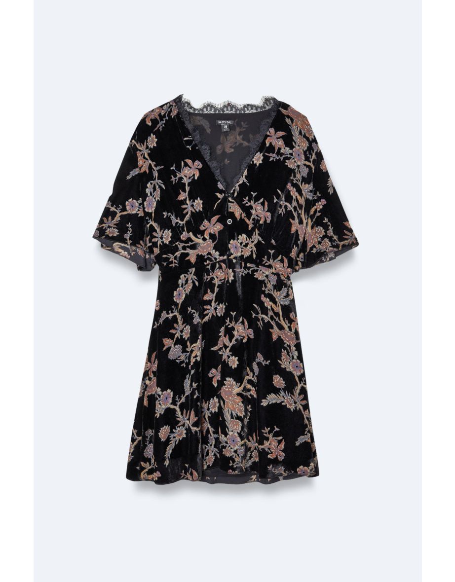 Oasis ditsy outlet floral skater dress