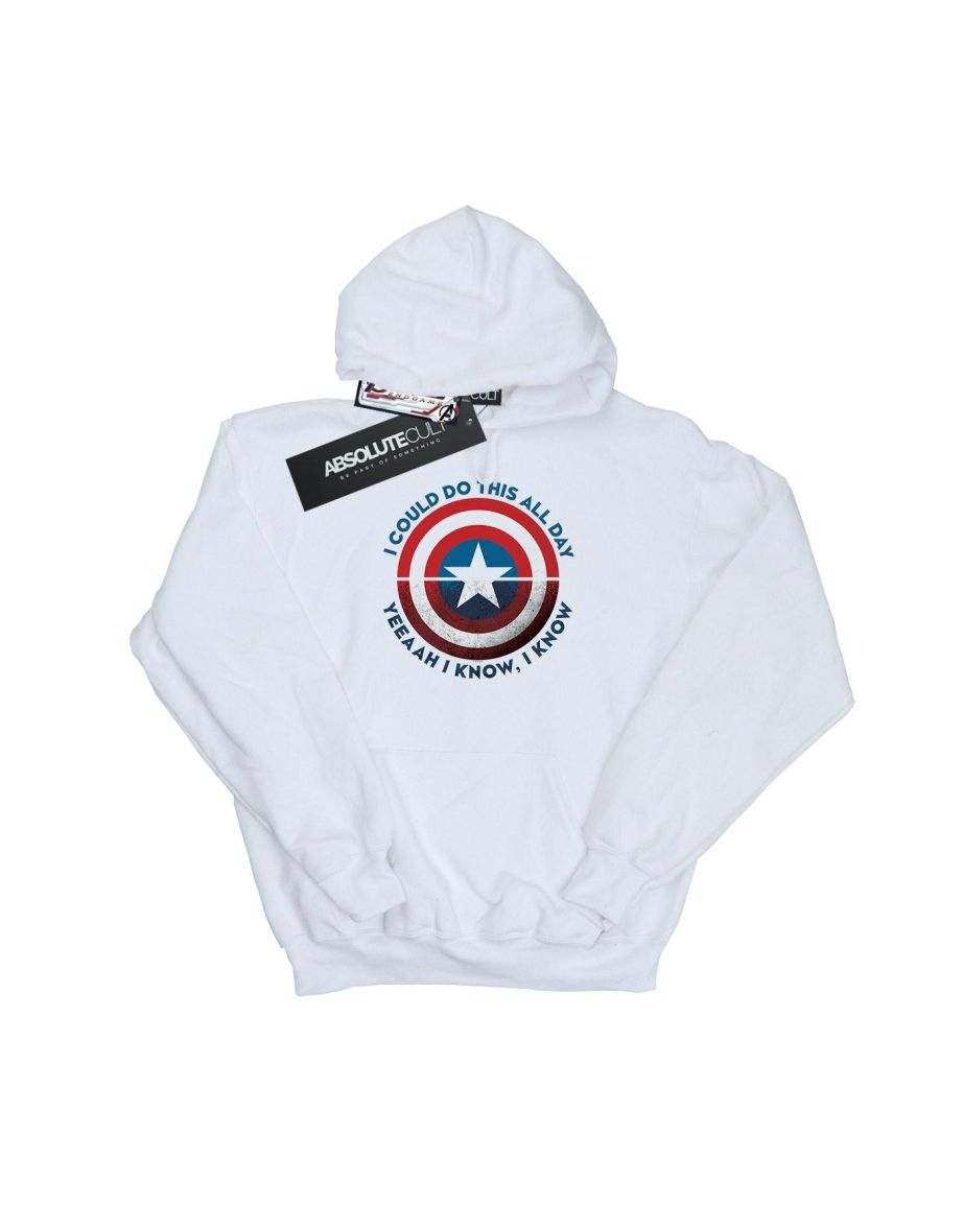 Avengers endgame white hoodie hotsell