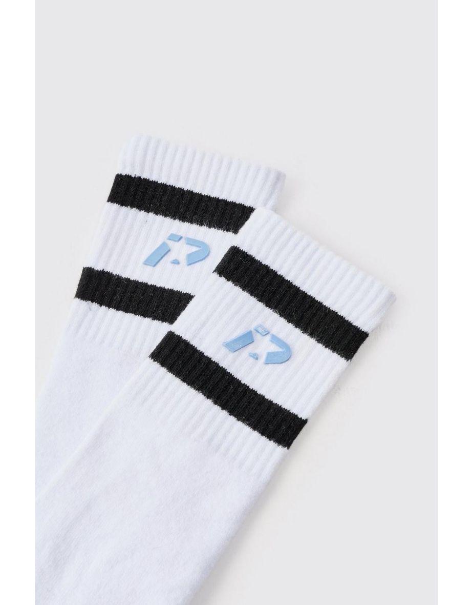Gunna Sport Tube Socks With Injection Print - white - 3