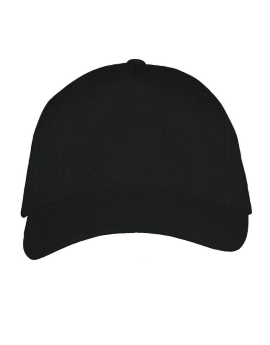 SOLS Unisex Long Beach Cap - Black - 2