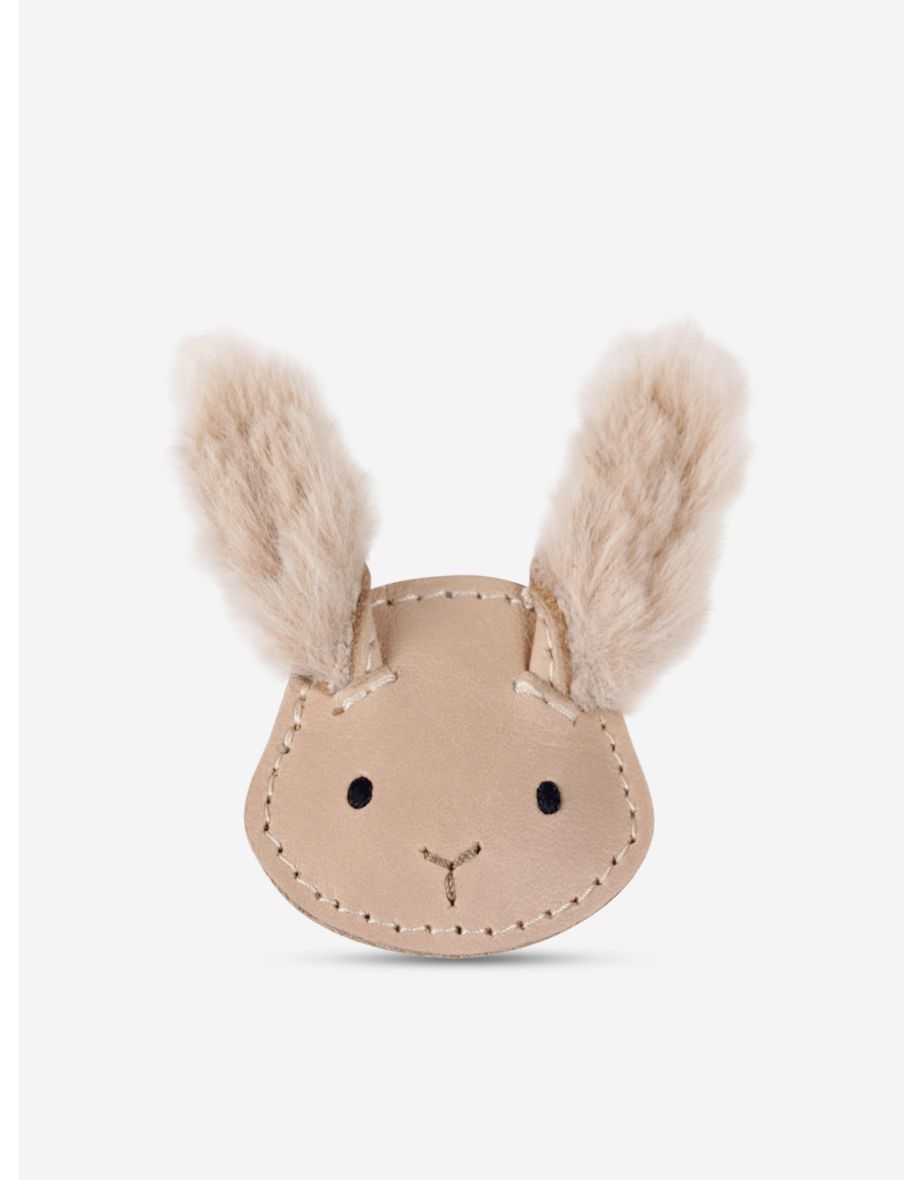 Girls Josy Exclusive Fluffy Bunny Hairclip in Beige