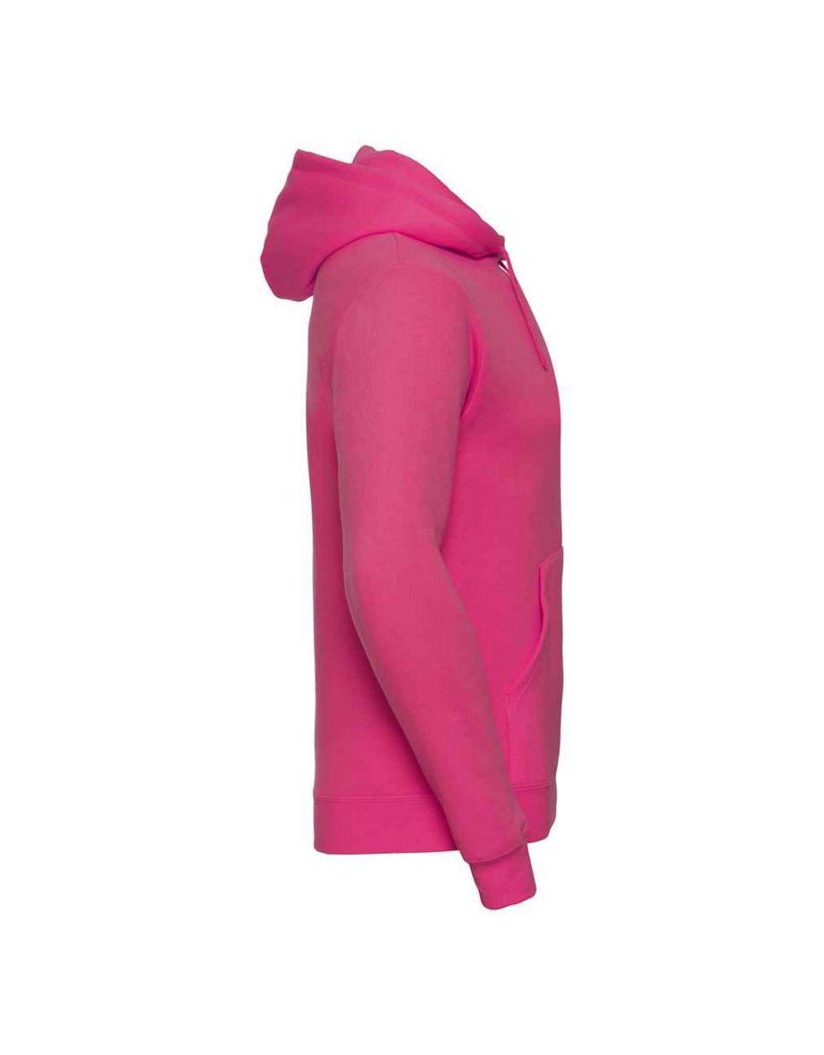 Russell Mens Plain Hoodie - Fuchsia - 2
