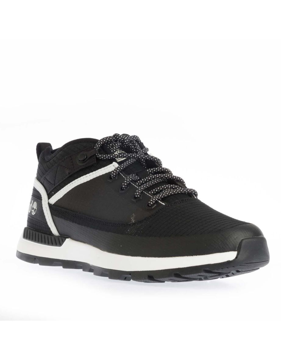 Men's Timberland Field Trekker Ripstop Hiking Boots in Black