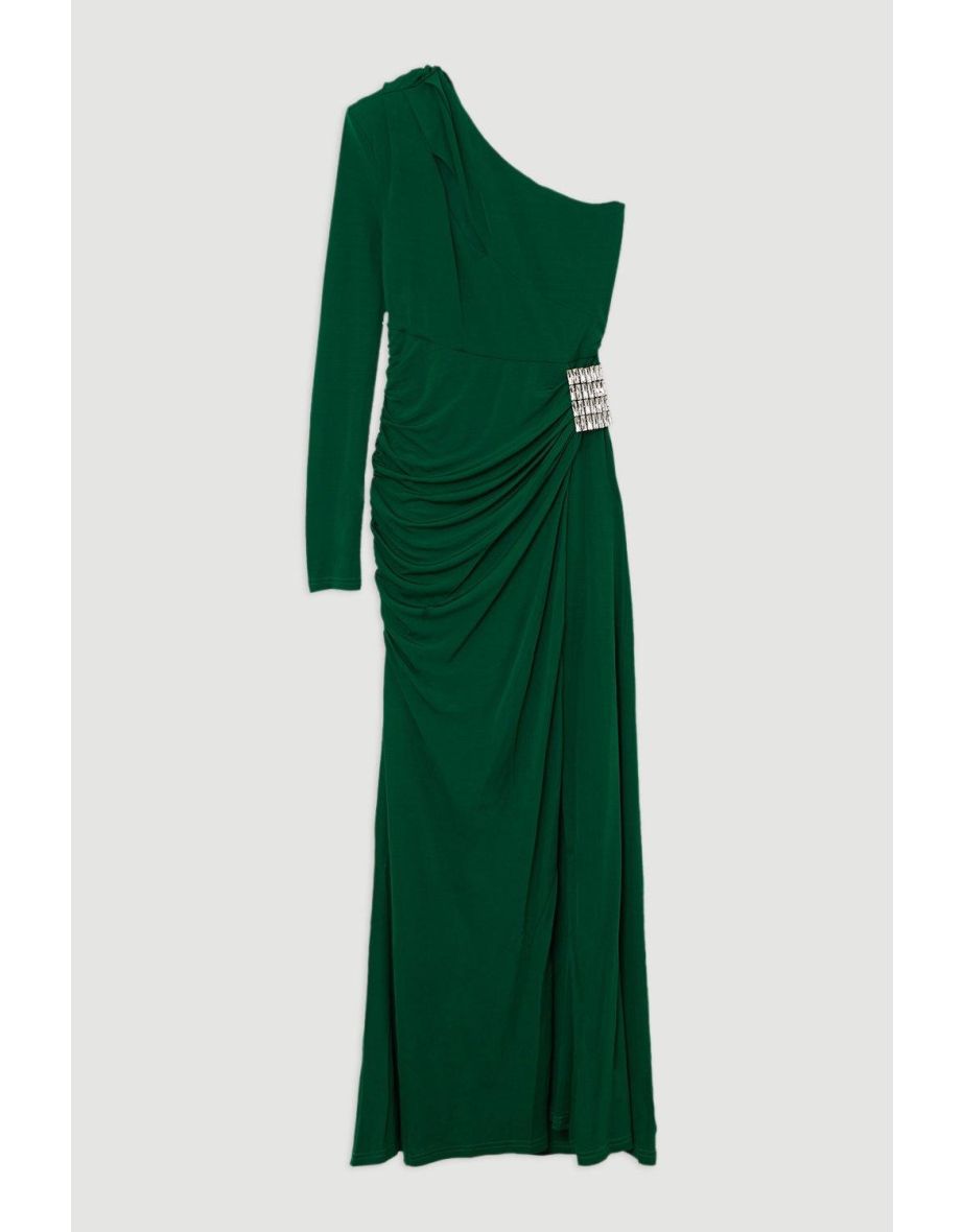Premium Viscose Jersey Hardware Midaxi Dress - 3