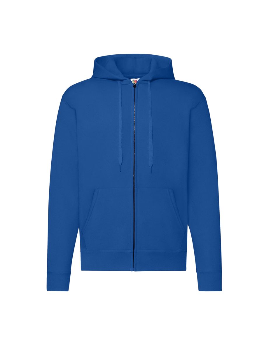 Fruit of the Loom Mens Classic Zipped Hoodie - Royal Blue