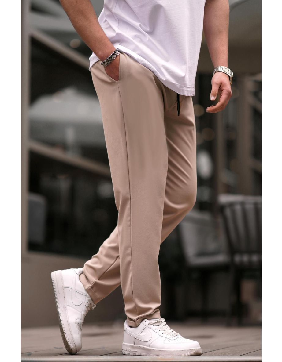 Pants - Beige - Straight - 1