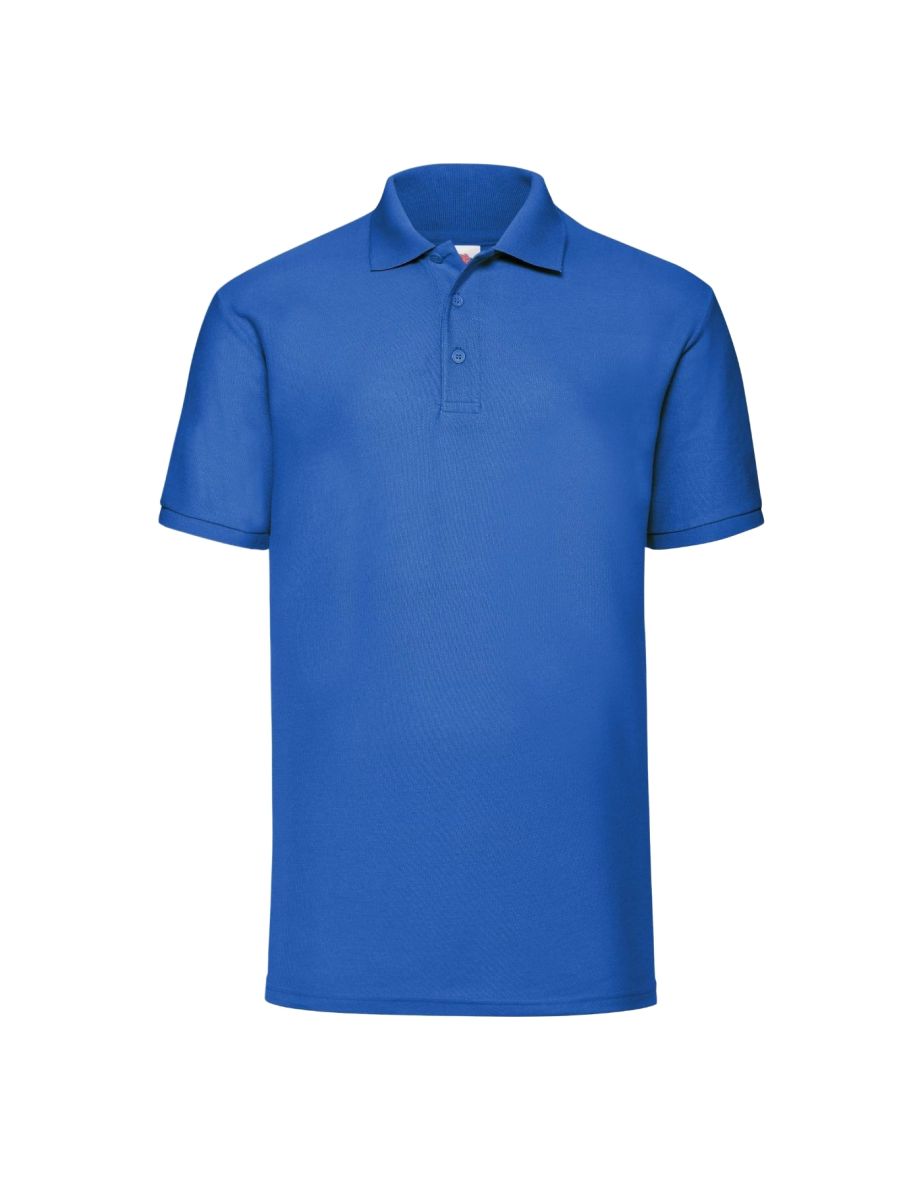 Jerzees Colours Mens Ultimate Cotton Short Sleeve Polo Shirt - Bright Royal