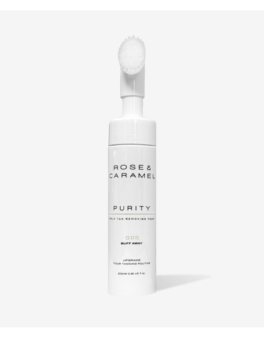 Rose & Caramel Purity Buff Away Self Tan Removing Foam