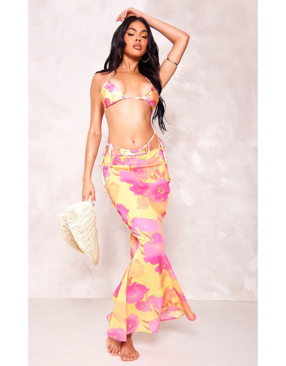 Beach maxi shop skirt and top