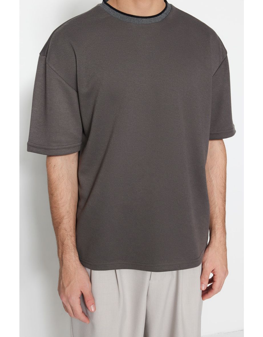 T-Shirt - Gray - Relaxed fit - 7