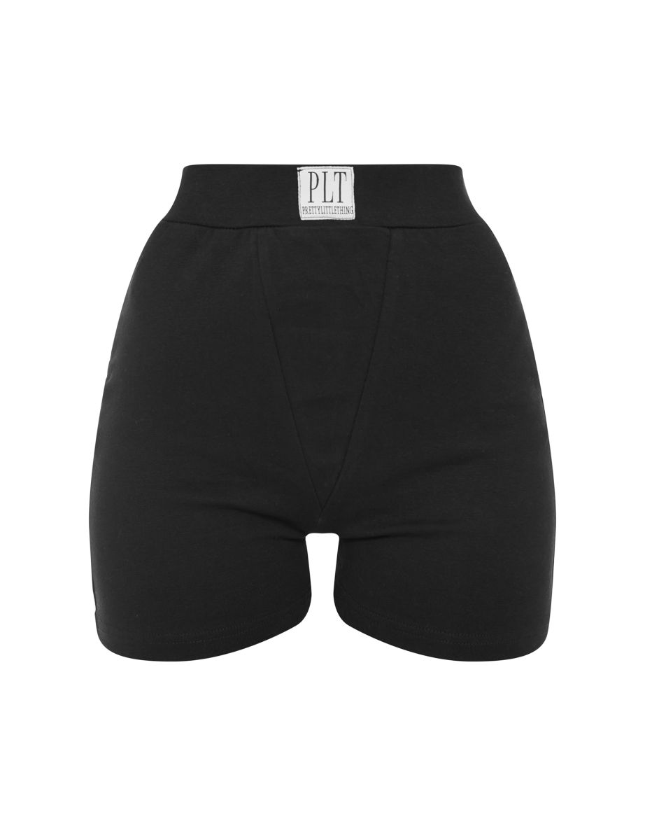 PRETTYLITTLEHTING Black PJ Shorts - 5