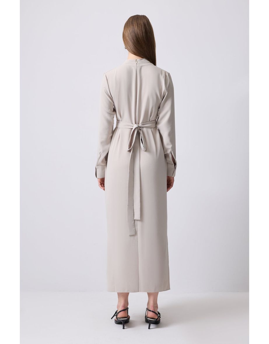 CREPE FIT DRESS - 3